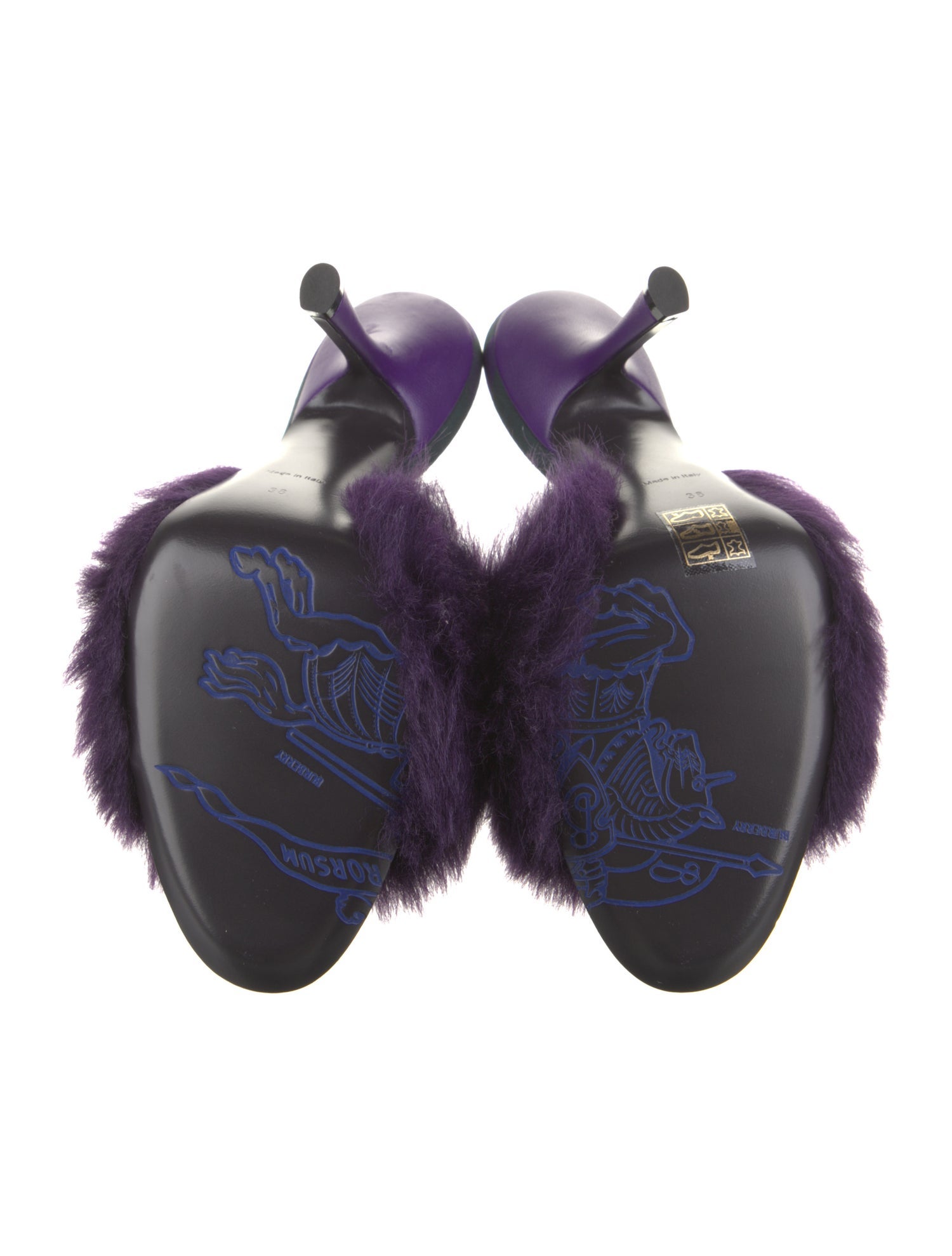 Burberry Leather Slides